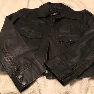 a.n.a leather jacket